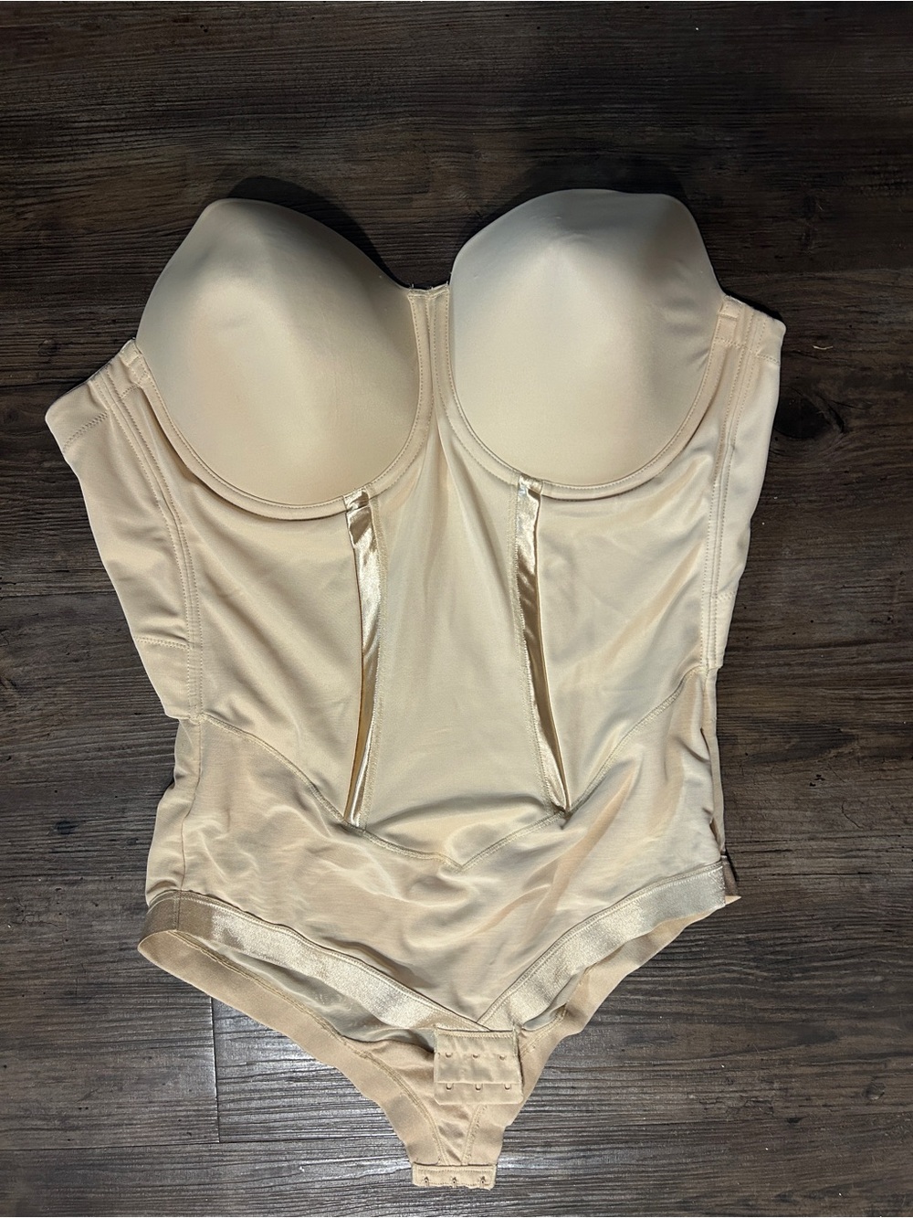 Maidenform Strapless Shaping Bodysuit in Nude